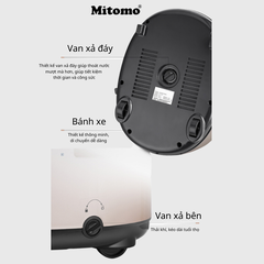 Bàn ủi hơi nước đứng Mitomo GC-559 Màu Hồng Nhạt