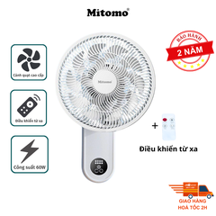 Quạt treo tường điện tử Mitomo FTT-60AEC