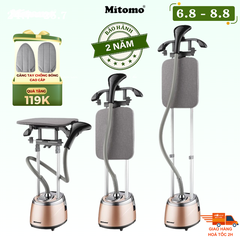 Bàn là hơi nước đứng cao cấp Mitomo GC-899 Max Màu Bạc