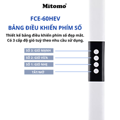 Quạt cây nút cơ Mitomo FCE-60HEV cao cấp
