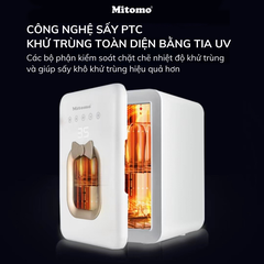 Máy sấy khô tiệt trùng đa năng cho bé Mitomo UVC-MT99W dung tích 22L