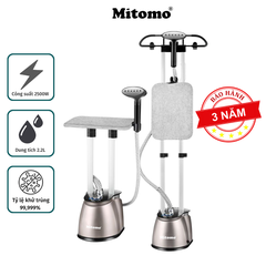 Bàn là hơi nước đứng cao cấp Mitomo GC-899 Max Màu Bạc