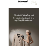 Bàn là hơi nước đứng cao cấp Mitomo GC-899 Max Màu Hồng