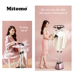 Bàn là hơi nước đứng cao cấp Mitomo GC-899 Max Màu Hồng