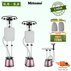 Bàn là hơi nước đứng cao cấp Mitomo GC-899 Max Màu Hồng