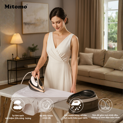 Bàn Ủi Hơi Nước Cao Cấp Mitomo KD1120 – Công Suất Cao – Áp Suất Mạnh – Ủi Siêu Nhanh