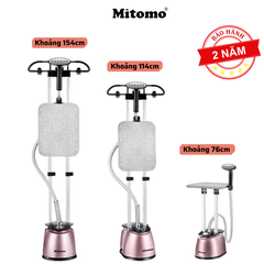 Bàn là hơi nước đứng cao cấp Mitomo GC-899 Max Màu Hồng