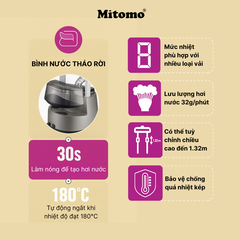 Bàn là hơi nước đứng cao cấp Mitomo GC-899 Neo