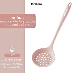 Bộ dụng cụ nấu ăn 7 món bằng silicone chịu nhiệt cao Mitomo