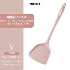 Bộ dụng cụ nấu ăn 7 món bằng silicone chịu nhiệt cao Mitomo
