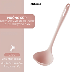 Bộ dụng cụ nấu ăn 7 món bằng silicone chịu nhiệt cao Mitomo