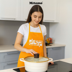 Bộ nồi chảo đá gốm cao cấp Mitomo DSP CA018-S02-Beige