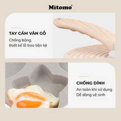 Chảo chống dính 4 ngăn đa hình Mitomo