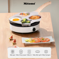 Chảo chống dính 4 ngăn đa hình Mitomo