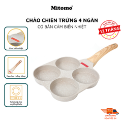 Chảo 3 ngăn chống dính Mitomo - Hàng cao cấp