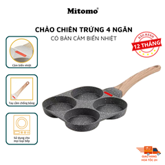 Chảo 3 ngăn chống dính Mitomo - Hàng cao cấp