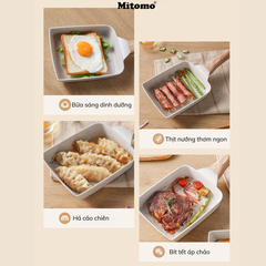 Chảo vuông chiên trứng cuộn Mitomo - Chống dính tuyệt đối