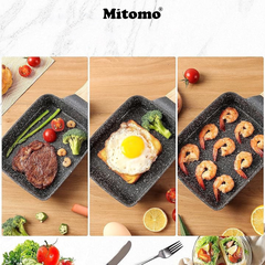 Chảo vuông chiên trứng cuộn Mitomo - Chống dính tuyệt đối