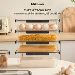 Hộp Bảo Quản Thực Phẩm Tách Nước Thông Minh Mitomo – Giữ Tươi Lâu, An Toàn