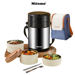 Hộp cơm giữ nhiệt Mitomo LCH-7086 Màu Bạc