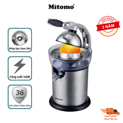 Máy Vắt Cam Mitomo KJ1043 - Ép Kiệt Bã, Không Đắng