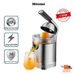 Máy Vắt Cam Mitomo KJ1084 - Công Suất Cao, Ép Kiệt Tự Động