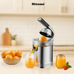 Máy Vắt Cam Mitomo KJ1084 - Công Suất Cao, Ép Kiệt Tự Động