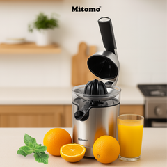 Máy Vắt Cam Mitomo KJ1084 - Công Suất Cao, Ép Kiệt Tự Động