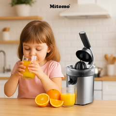 Máy Vắt Cam Mitomo KJ1084 - Công Suất Cao, Ép Kiệt Tự Động