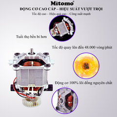 Máy Xay Sinh Tố Công Nghiệp Cao Cấp Mitomo ANS-25801