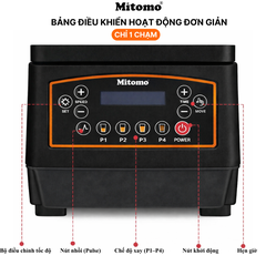 Máy Xay Sinh Tố Điện Tử Cao Cấp Mitomo ANS-2380C