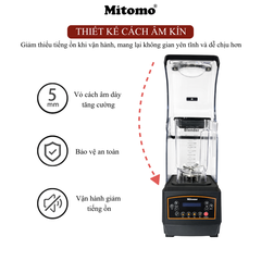 Máy Xay Sinh Tố Điện Tử Cao Cấp Mitomo ANS-2380C