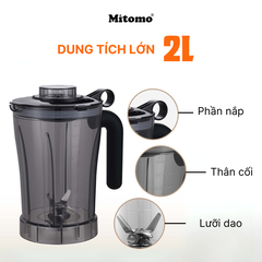 Máy xay sinh tố công nghiệp Mitomo KJ-2200
