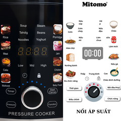 Nồi Áp Suất Điện Đa Năng Mitomo DSP KB5034