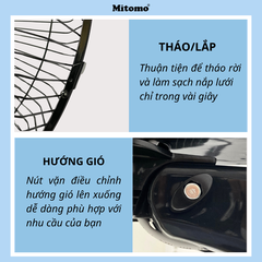 Quạt treo tường điều khiển từ xa Mitomo FTT-60AEN 