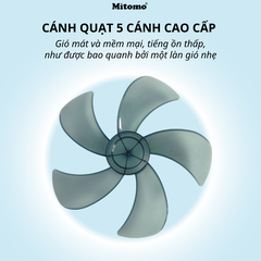 Quạt treo tường điều khiển từ xa Mitomo FTT-60AEN 
