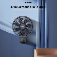 Quạt treo tường điện tử Mitomo FTT-60HE