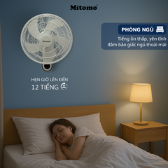 Quạt treo tường điện tử Mitomo FTT-60AEC-D39W