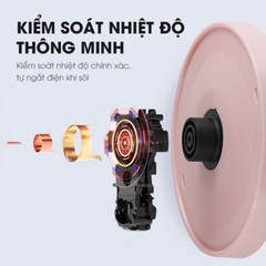 Ấm siêu tốc Cuckoo công suất 1500W khi sôi tự ngắt điện, dung tích 2.5L, bảo hành 12 tháng