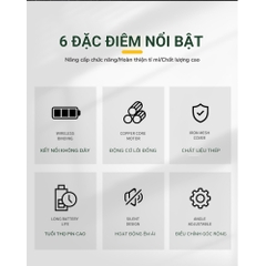 Máy Cưa Xích Dùng Pin Monteri, Máy Cưa Cầm Tay Chuẩn Pin 10 Cell, Công Suất Lớn