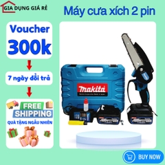 Quạt Tích Điện Lồng Sắt Đế Pin Makita 21V - Sử Dụng Liên Tục 4 - 6 iếng, Kích Thước 8 Inch.