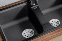 Chậu rửa bát đá đôi BLANCO LEXA8 ANTHRACITE ( màu đen)