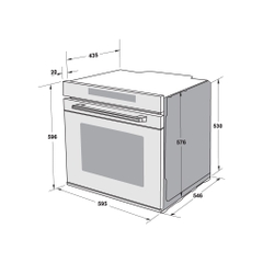 Lò nướng kết hợp hấp âm tủ HAFELE HSO - 8T72A