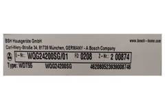 Máy sấy BOSCH WQG24200SG