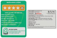 Máy giặt quần áo kết hợp sấy BOSCH WNA254U0SG