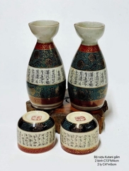 Bộ rượu Kutani gốm