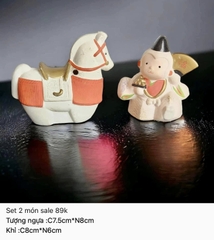 Set 2 món ngựa và khỉ siêu xinh