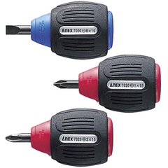 Tô vít ngắn4 cạnh có từ tính ANEX No.7020+1x15