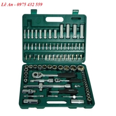 Bộ tuýp cần siết tự động 1/4" và 1/2" 88 chi tiết SATA 09013