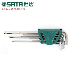 Bộ lục giác bi loại dài 9 chi tiết SATA 09101